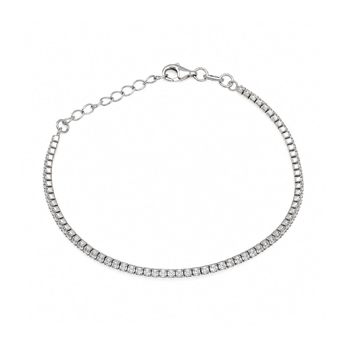 Bracciale tennis Joy Gioielli Argento in argento zirconi 18,5 cm