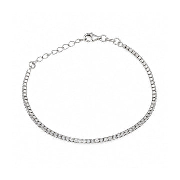 Bracciale tennis Joy Gioielli Argento in argento zirconi 18,5 cm