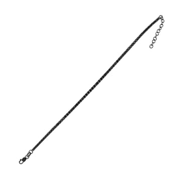 Bracciale tennis Joy Gioielli Argento in argento brunito 20 cm