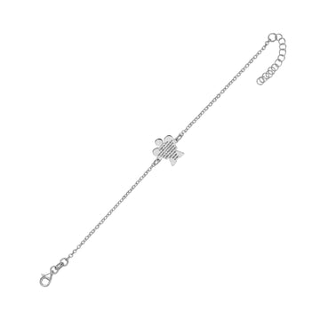 Bracciale catena Joy Gioielli Argento in argento angelo frase 20 cm