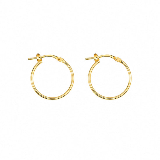 Orecchini cerchio Joy Gioielli Argento in argento dorato 1,5cm MISURA UNICA