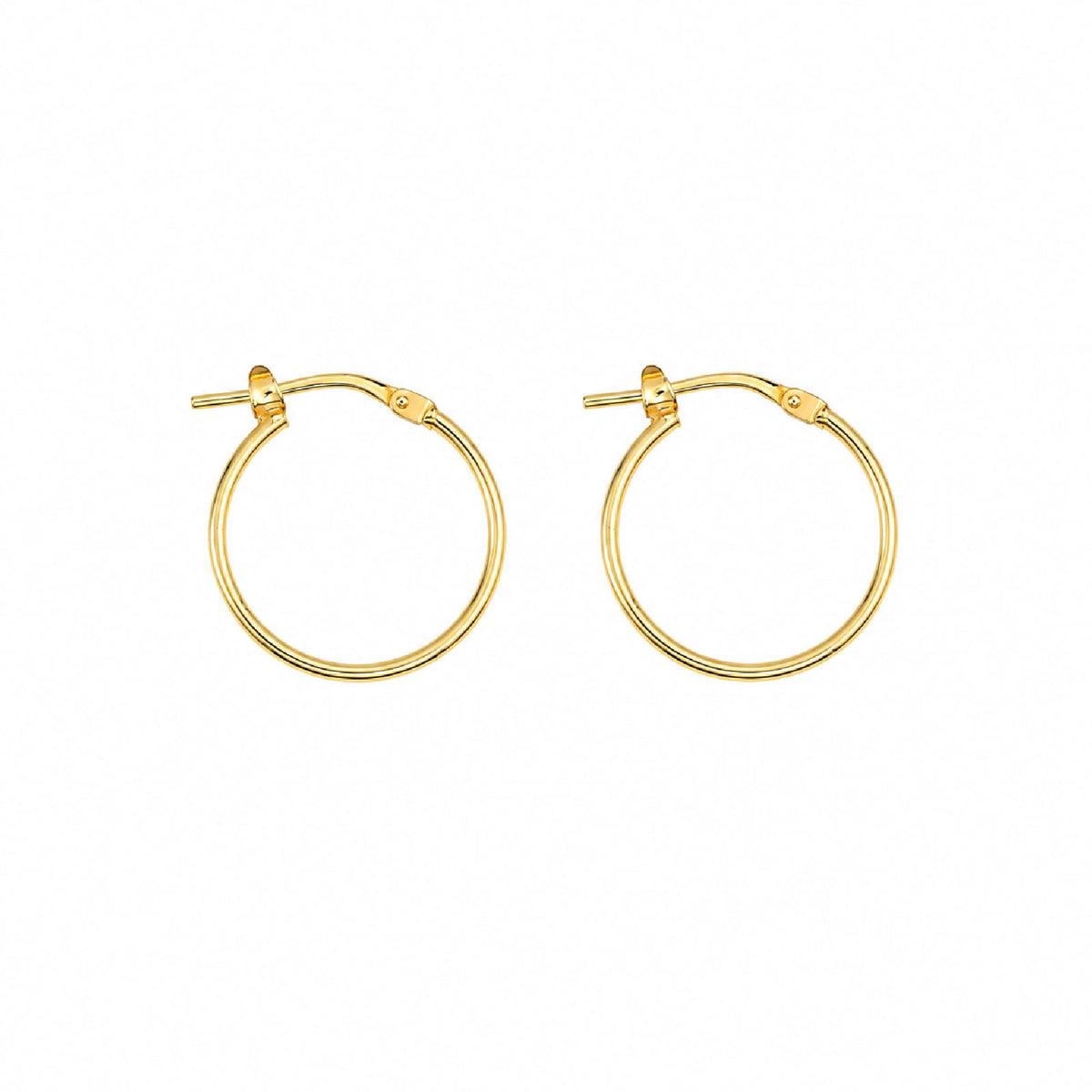 Orecchini cerchio Joy Gioielli Argento in argento dorato 1,5cm MISURA UNICA