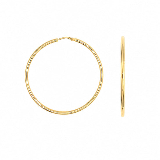 Orecchini cerchio Joy Gioielli Argento in argento dorato 4cm MISURA UNICA