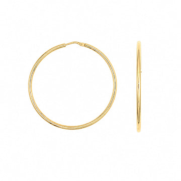 Orecchini cerchio Joy Gioielli Argento in argento dorato 4cm MISURA UNICA