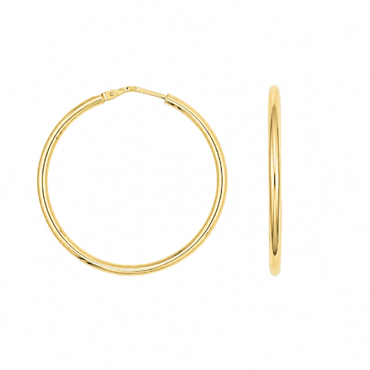 Orecchini cerchio Joy Gioielli Argento in argento dorato 3cm MISURA UNICA