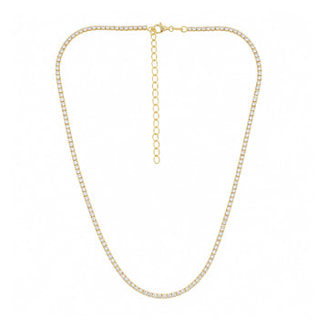 Collana tennis Joy Gioielli Argento in argento dorato MISURA UNICA