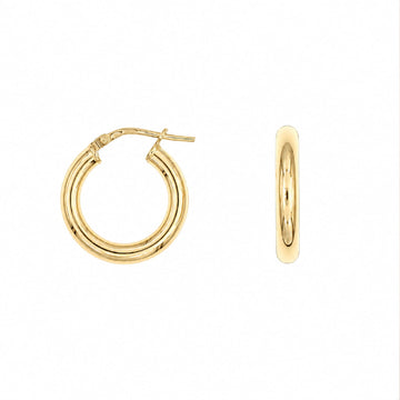 Orecchini cerchio Joy Gioielli Argento in argento dorato 1,2cm MISURA UNICA