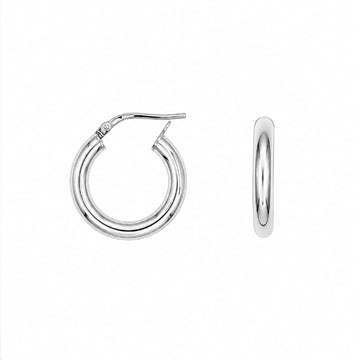 Orecchini cerchio Joy Gioielli Argento in argento 1,2cm MISURA UNICA