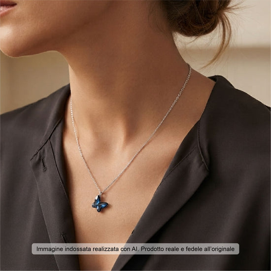 Collana pendente Joy Gioielli Argento in argento farfalla MISURA UNICA