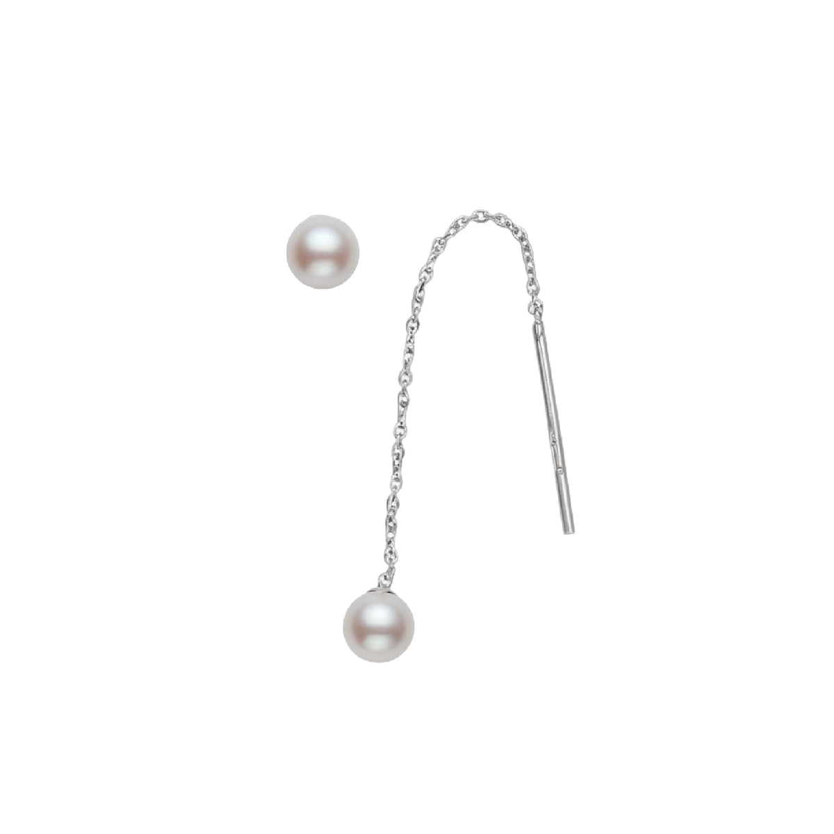 Orecchini saliscendi Joy Gioielli Argento in argento e perla MISURA UNICA