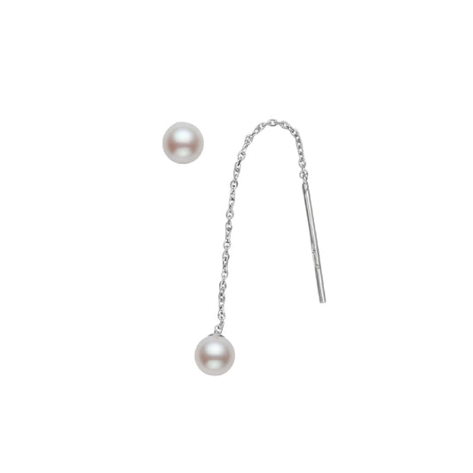 Orecchini saliscendi Joy Gioielli Argento in argento e perla MISURA UNICA