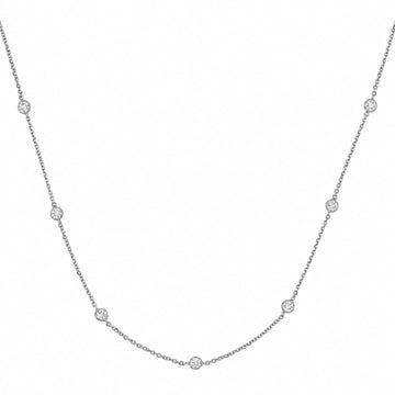 Collana catena Joy Gioielli Argento in argento e zirconi MISURA UNICA