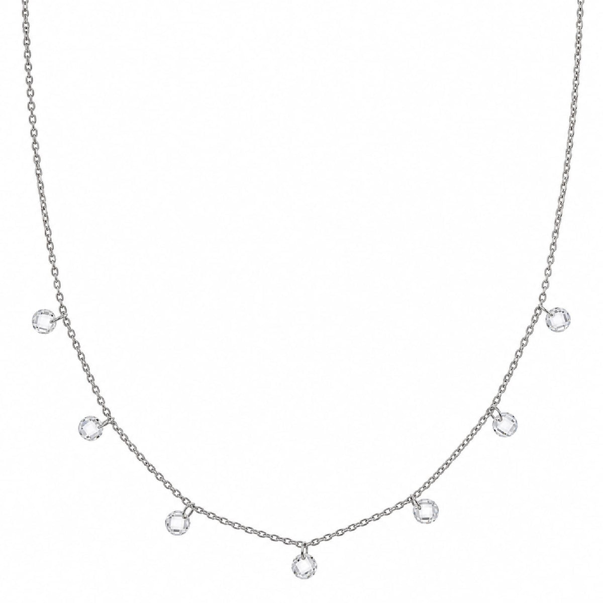 Collana catena Joy Gioielli Argento in argento e zirconi MISURA UNICA