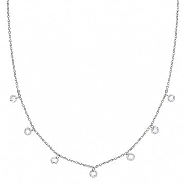 Collana catena Joy Gioielli Argento in argento e zirconi MISURA UNICA