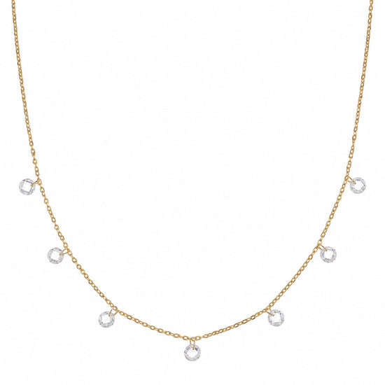 Collana catena Joy Gioielli Argento in argento dorato zirconi MISURA UNICA