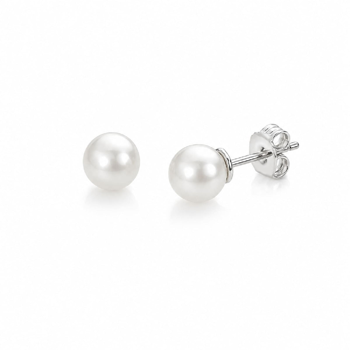 Orecchini lobo Joy Gioeilli Argento in argento con perla MISURA UNICA