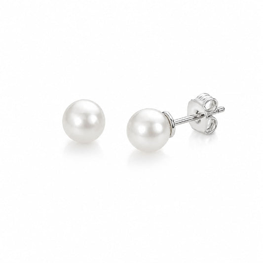 Orecchini lobo Joy Gioeilli Argento in argento con perla MISURA UNICA