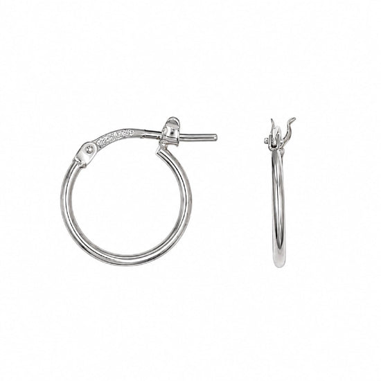 Orecchini cerchio Joy Gioielli Argento in argento 1 cm MISURA UNICA