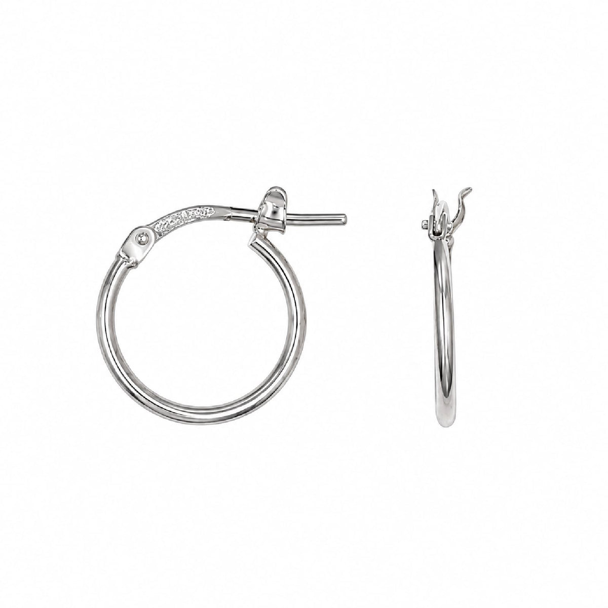 Orecchini cerchio Joy Gioielli Argento in argento 1 cm MISURA UNICA