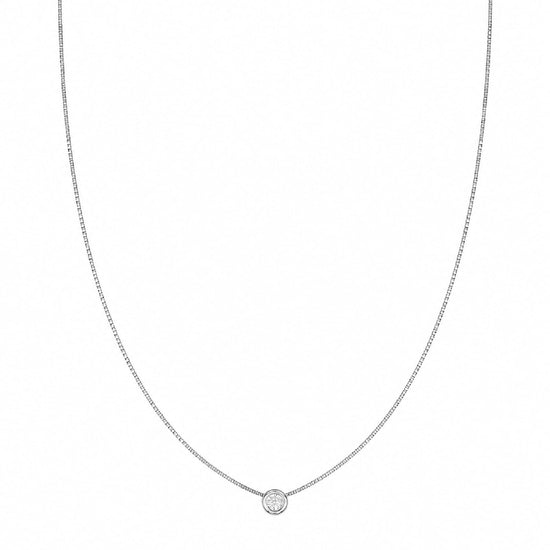 Collana punto luce Joy Gioielli Argento in argento zircone MISURA UNICA