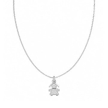 Collana Joy Gioielli Argento in argento zirconi bimba MISURA UNICA
