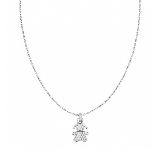 Collana Joy Gioielli Argento in argento zirconi bimba MISURA UNICA