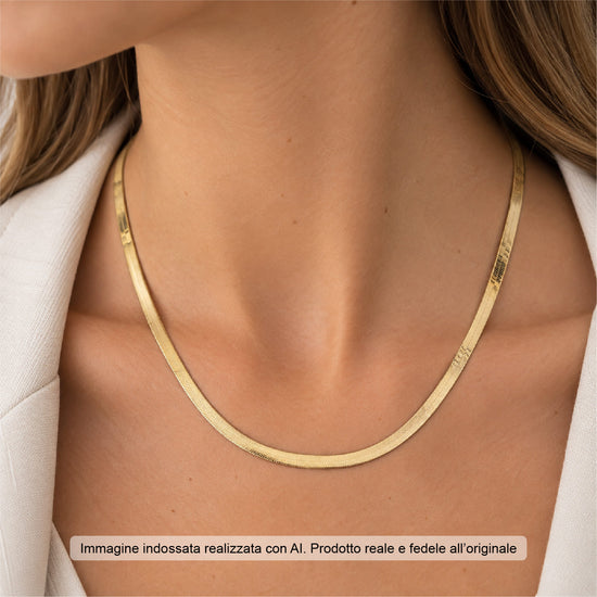 Collana gircollo Joy Gioielli Argento in argento dorato MISURA UNICA