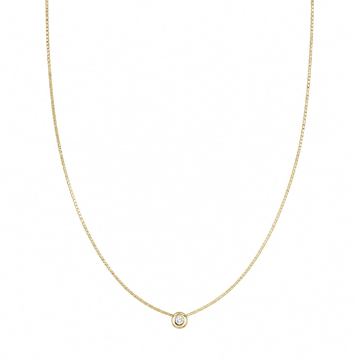 Collana punto luce Joy Gioielli Argento in argento dorato MISURA UNICA