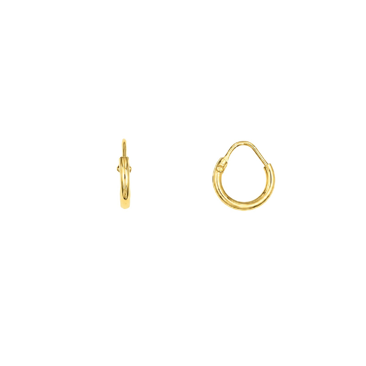 Orecchini cerchio Joy Gioielli Argento in argento dorato 0,8cm MISURA UNICA