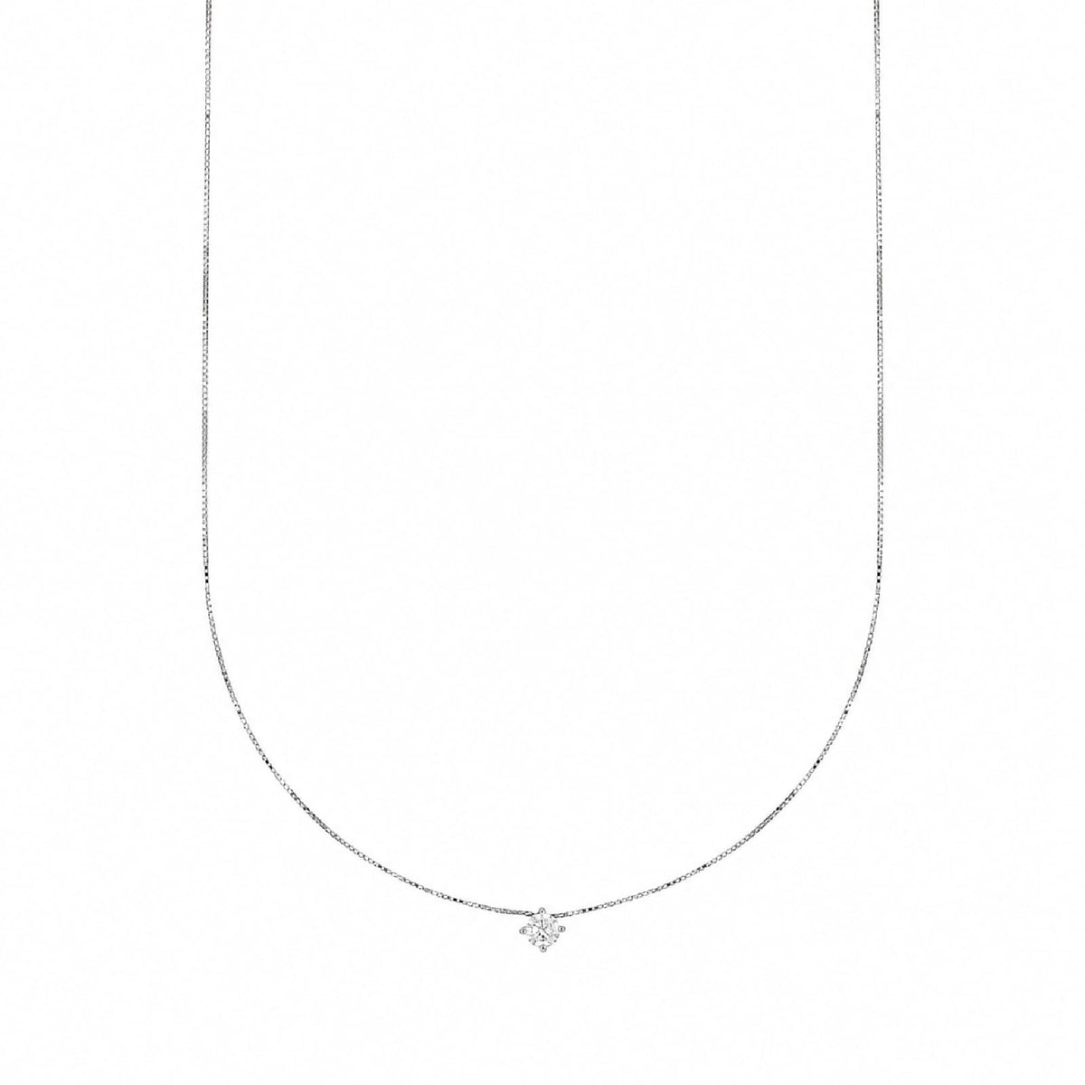 Collana punto luce Joy Gioielli Argento in argento zircone MISURA UNICA