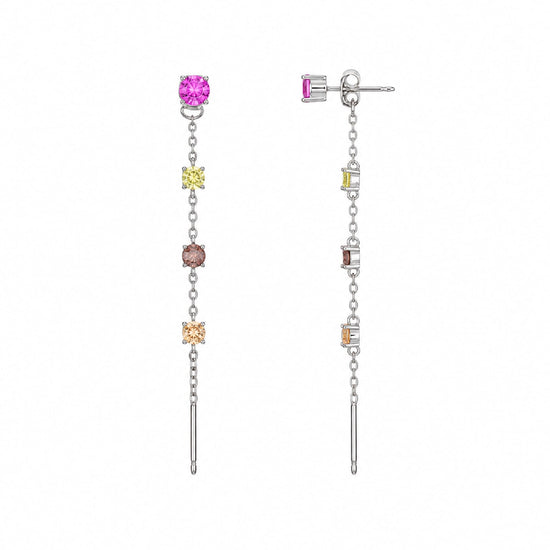 Orecchini pendenti Joy Gioielli Argento in argento multicolor MISURA UNICA
