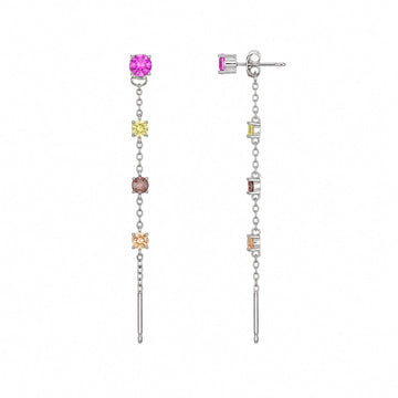Orecchini pendenti Joy Gioielli Argento in argento multicolor MISURA UNICA