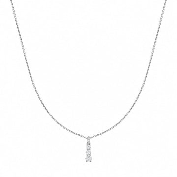 Collana Joy Gioielli Argento in argento e tre zirconi MISURA UNICA