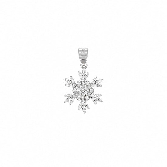 Ciondolo Joy Gioielli Argento in argento zirconi fiocco neve MISURA UNICA