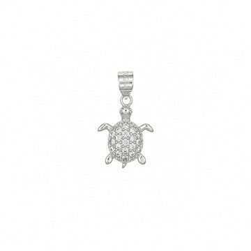 Ciondolo Joy Gioielli Argento in argento zirconi tartaruga MISURA UNICA