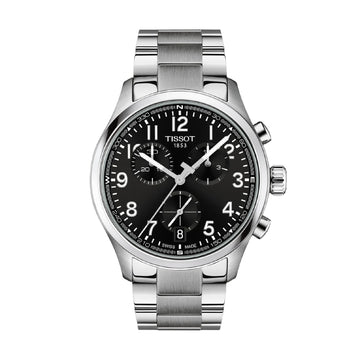 Orologio Tissot Chrono L in acciaio quadrante nero 42 mm MISURA UNICA
