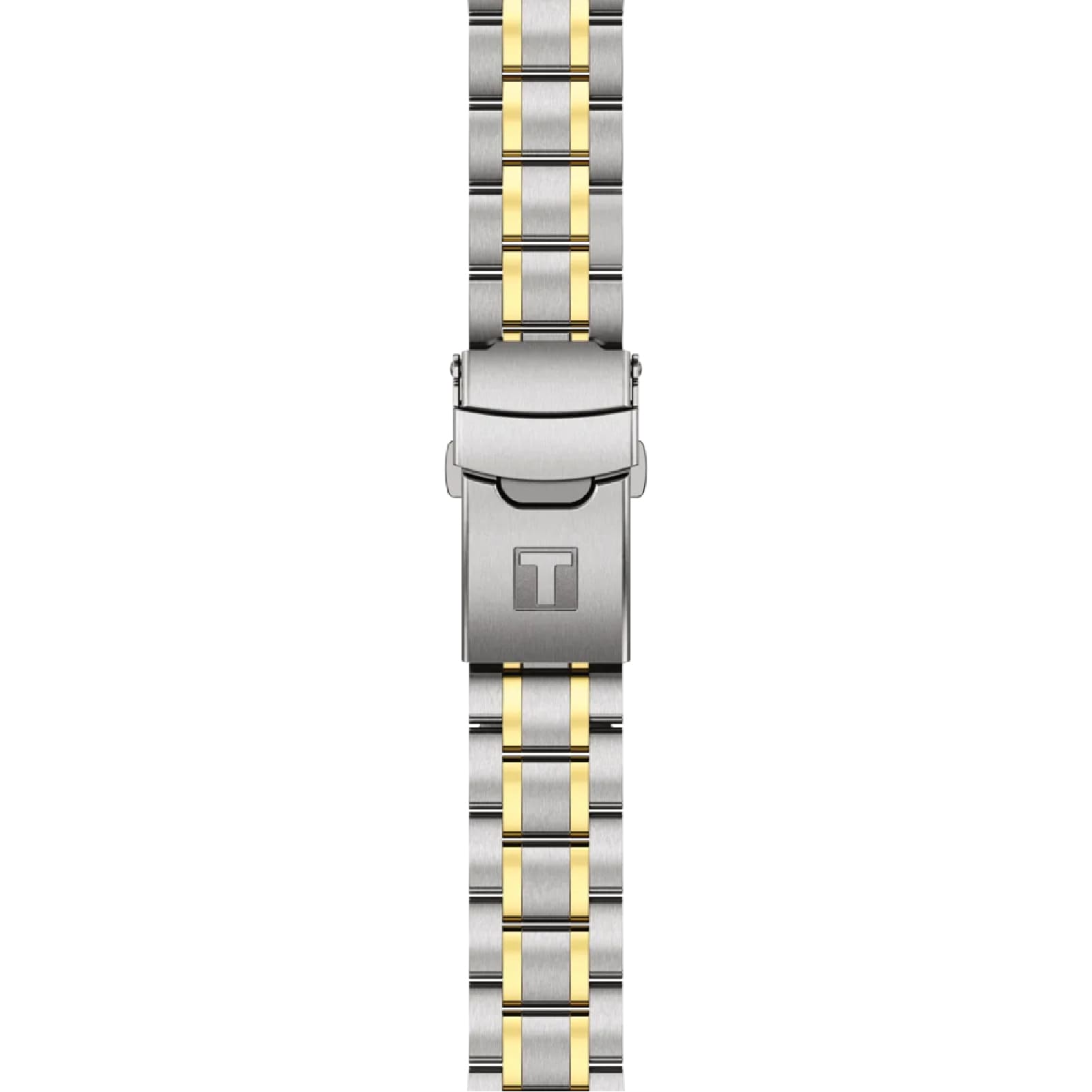 Orologio crono Tissot in acciaio bicolor con quadrante nero MISURA UNICA