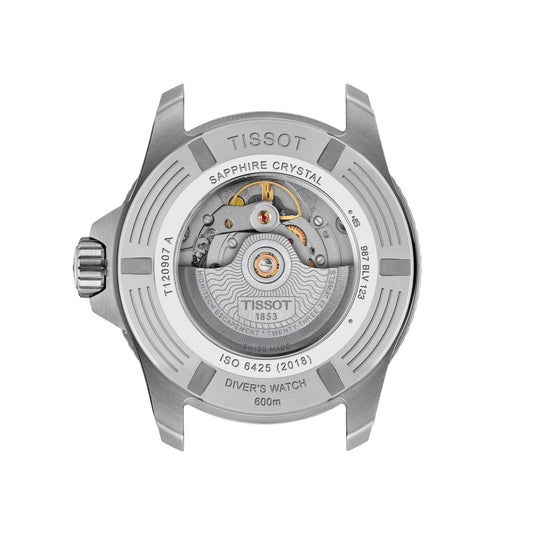 Orologio automatico Tissot Seastar 2000 44mm in acciaio nero MISURA UNICA