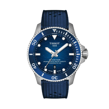 Orologio automatico Tissot Seastar 2000 44mm in acciaio blu MISURA UNICA
