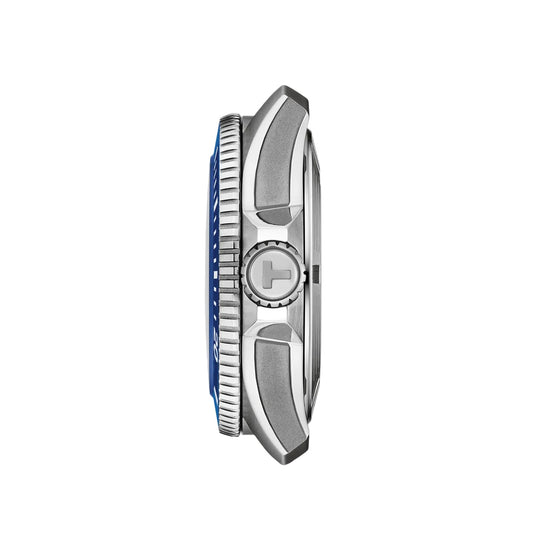 Orologio automatico Tissot Seastar 2000 44mm in acciaio blu MISURA UNICA