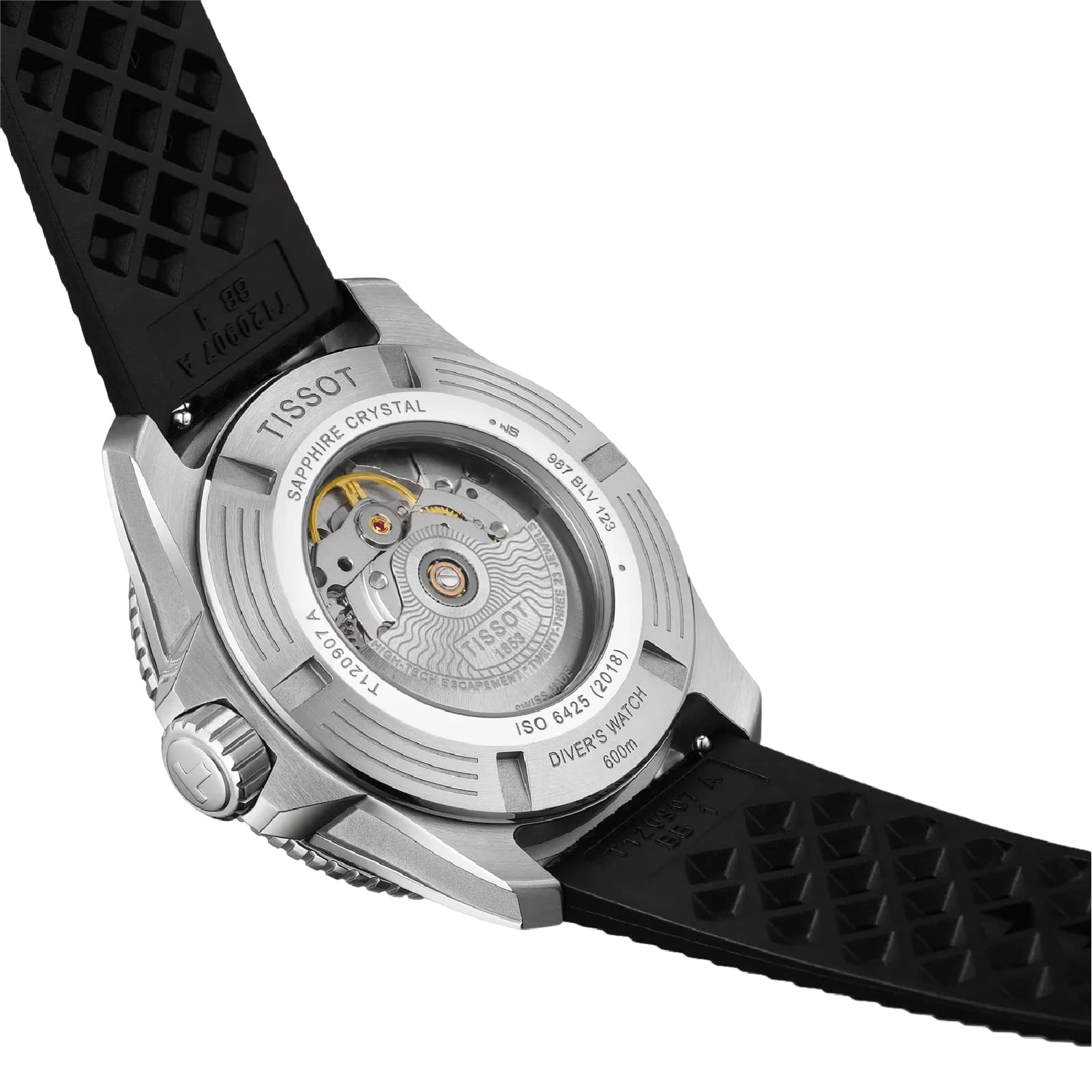 Orologio Tissot Seastar 2000 44mm in acciaio arancio e nero MISURA UNICA