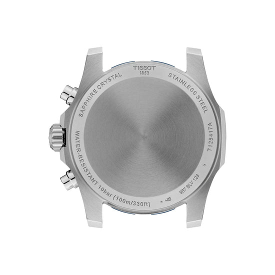 Orologio cronografo Tissot Supersport acciaio quadrante blu MISURA UNICA