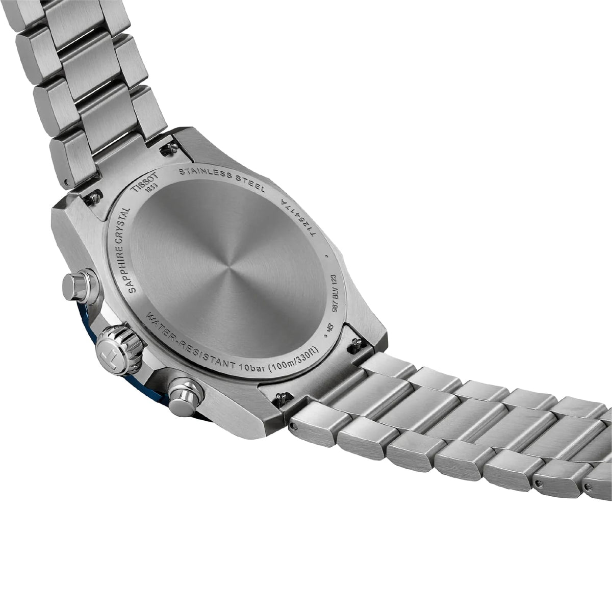 Orologio cronografo Tissot Supersport acciaio quadrante blu MISURA UNICA