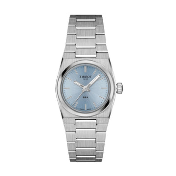 Orologio donna Tissot PRX in acciaio quadrante azzurro MISURA UNICA