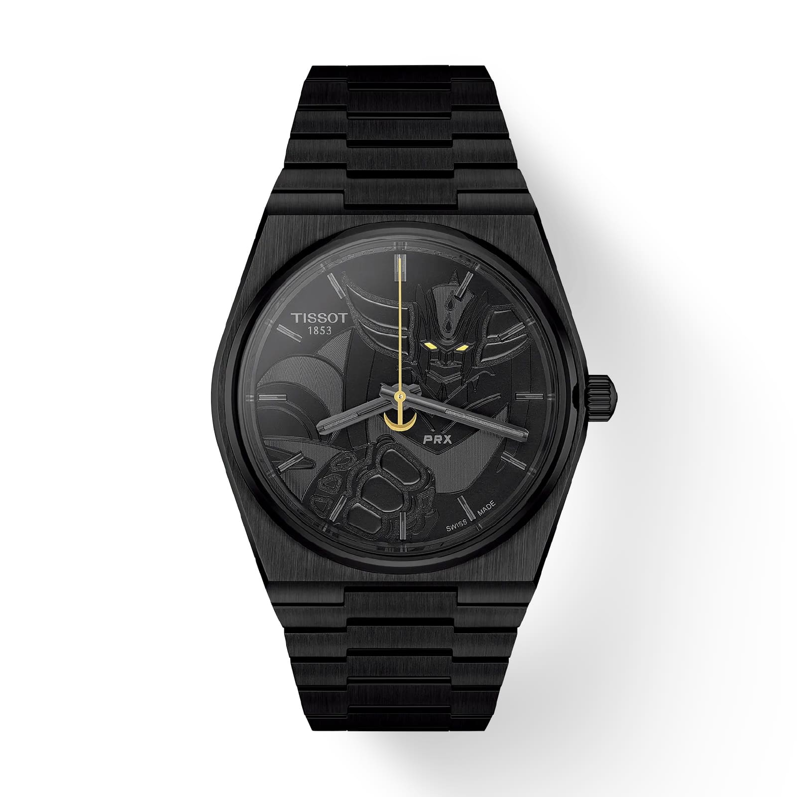 Orologio solo tempo automatico Tissot PRX UFO Robot nero MISURA UNICA