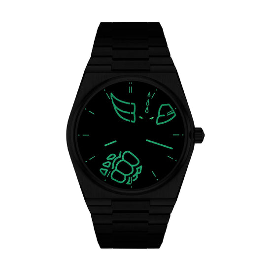 Orologio solo tempo automatico Tissot PRX UFO Robot nero MISURA UNICA