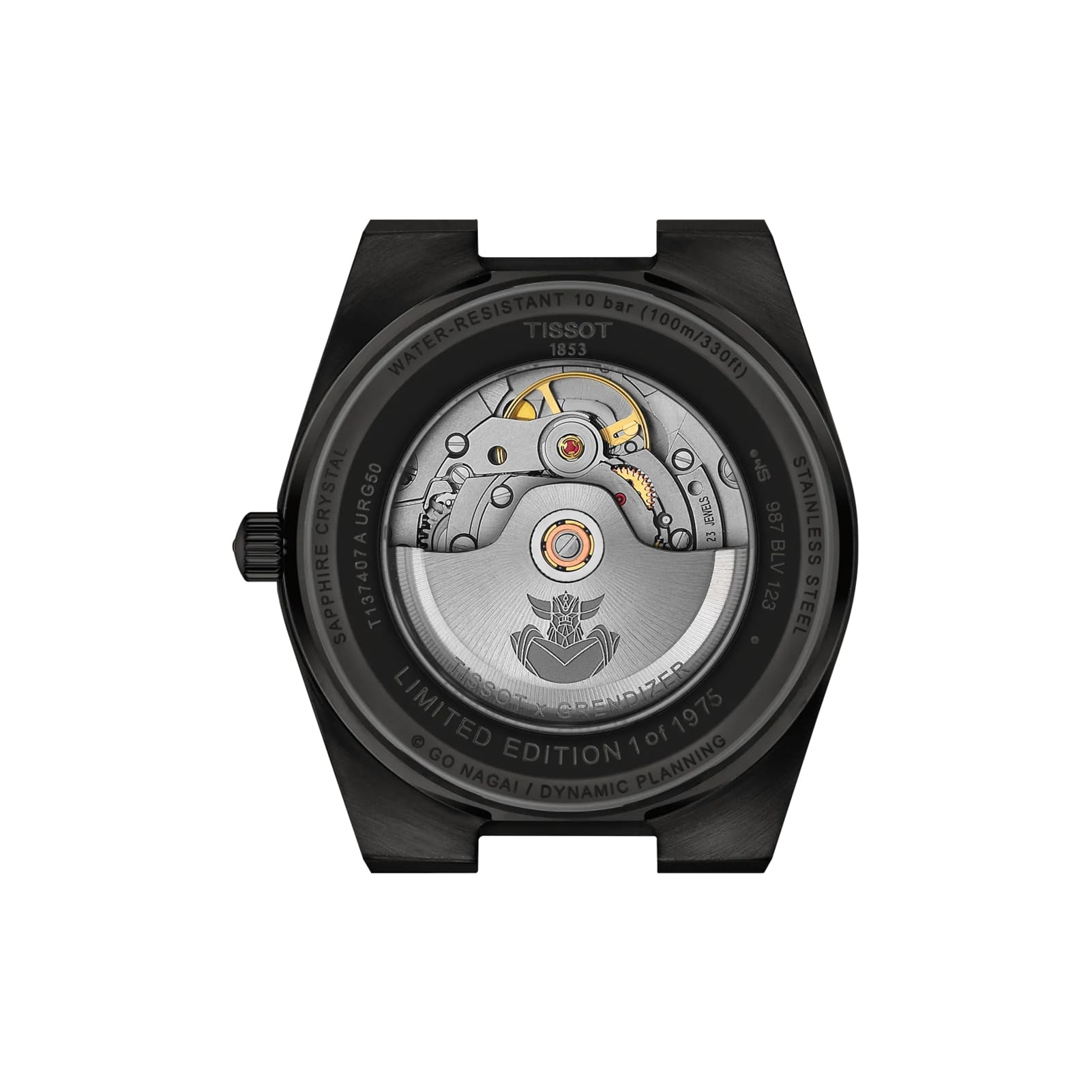 Orologio solo tempo automatico Tissot PRX UFO Robot nero MISURA UNICA