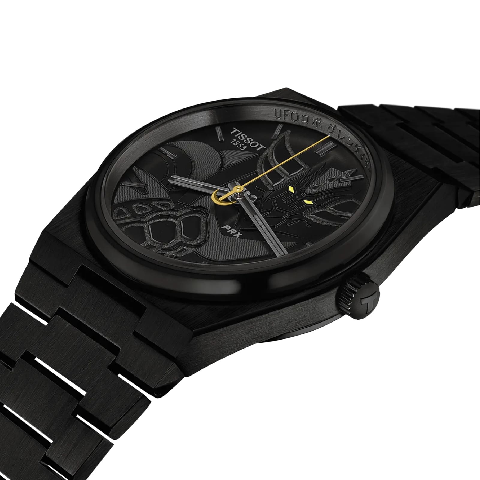 Orologio solo tempo automatico Tissot PRX UFO Robot nero MISURA UNICA