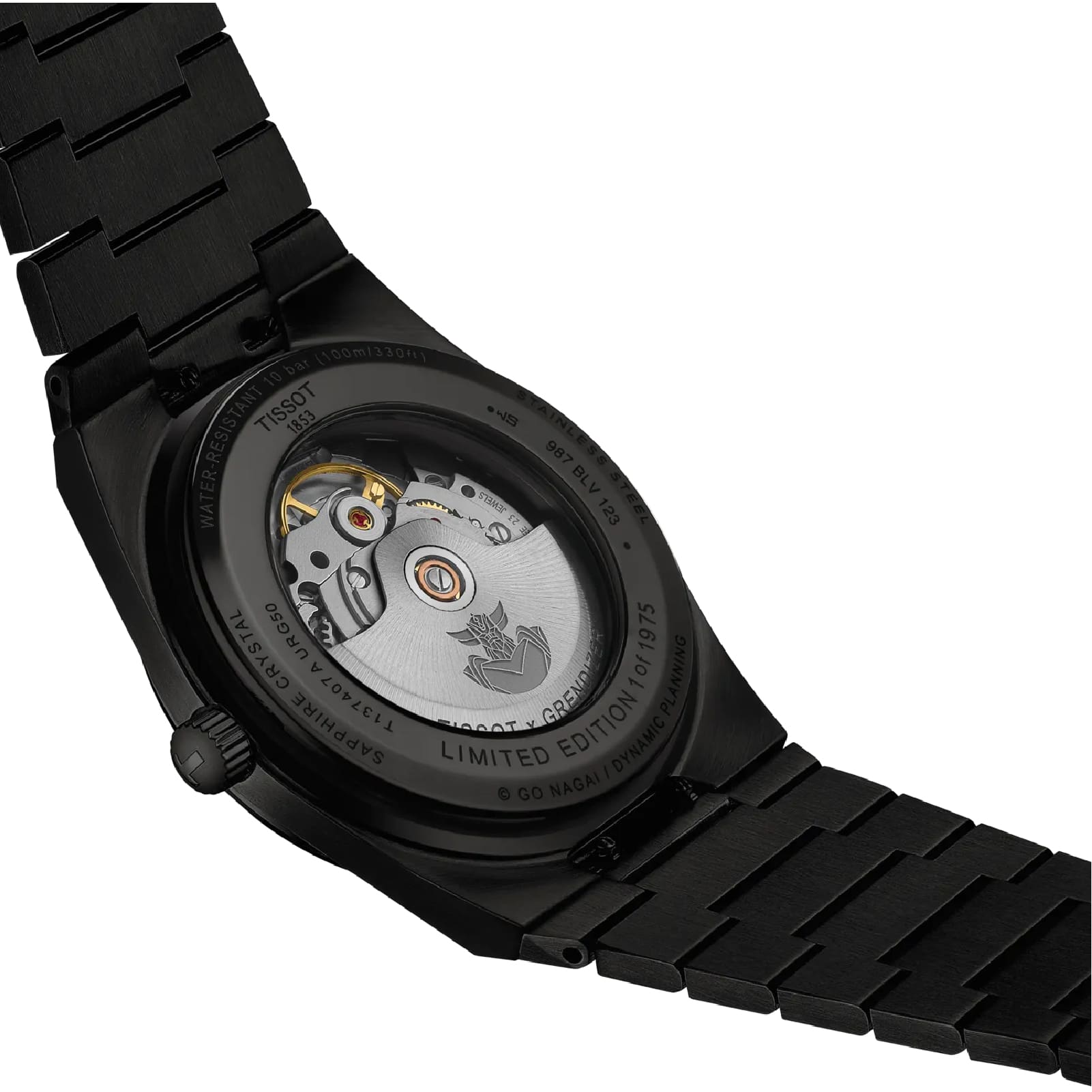 Orologio solo tempo automatico Tissot PRX UFO Robot nero MISURA UNICA