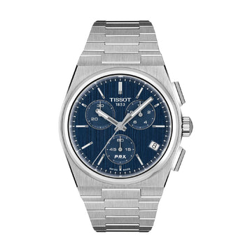 Orologio solo tempo Tissot PRX 40 mm in acciaio e blu MISURA UNICA